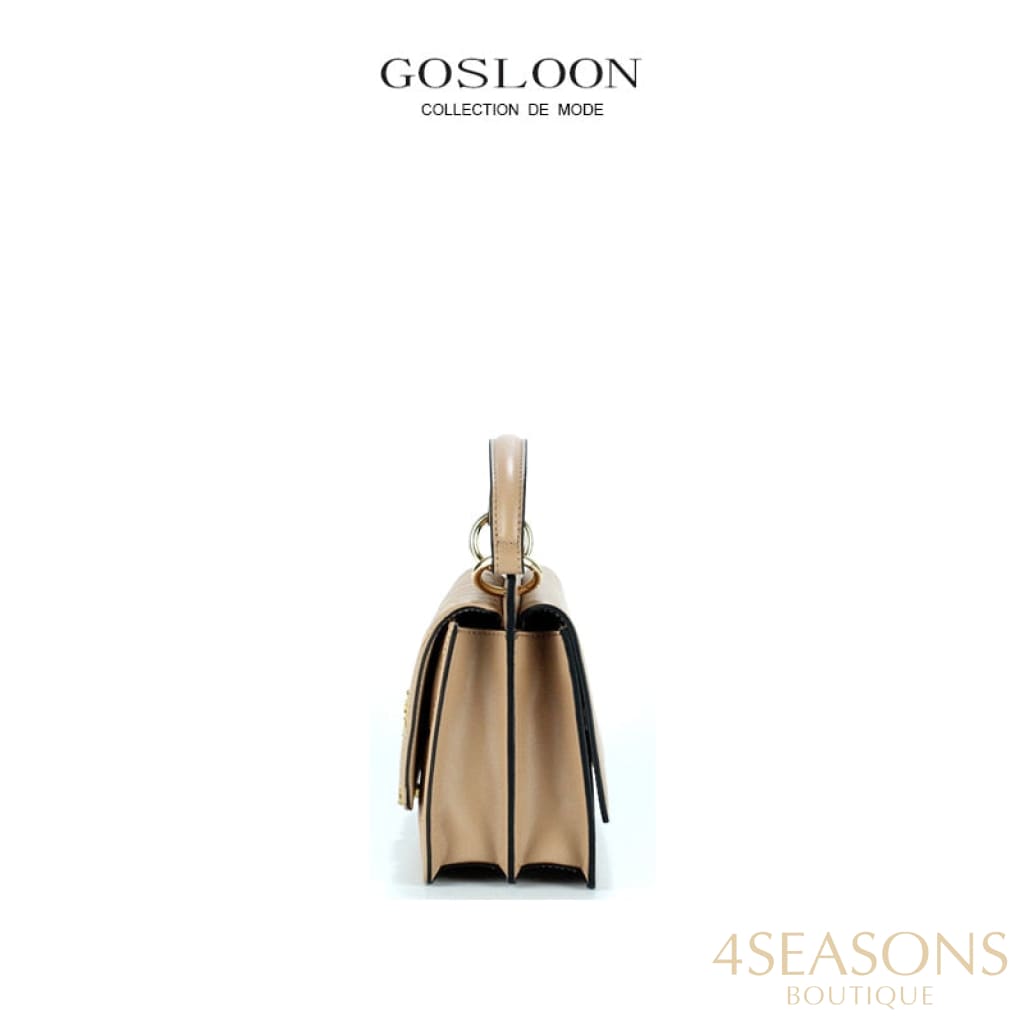Gosloon Women'S Bag Luxury Designer Handbag New Saddle Genuine Leather Famous Brand One Shoulder