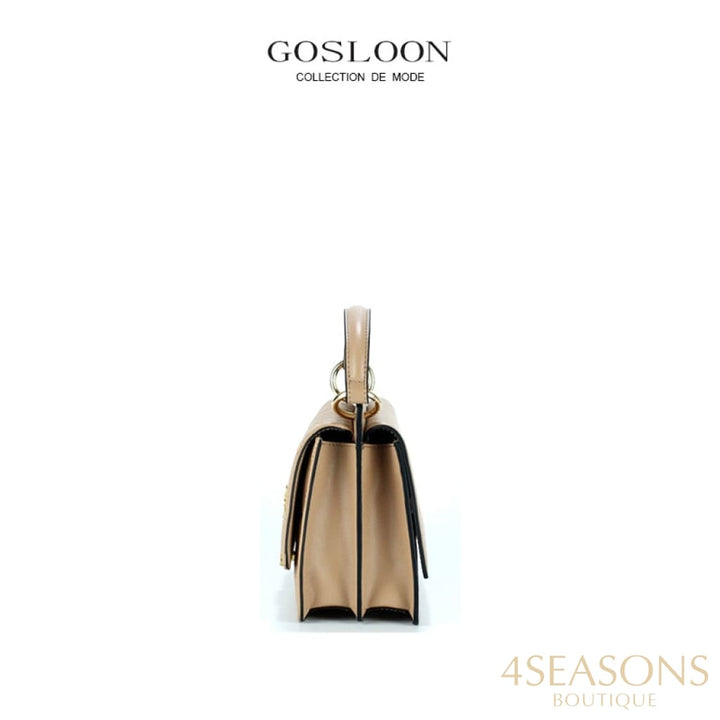 Gosloon Women'S Bag Luxury Designer Handbag New Saddle Genuine Leather Famous Brand One Shoulder