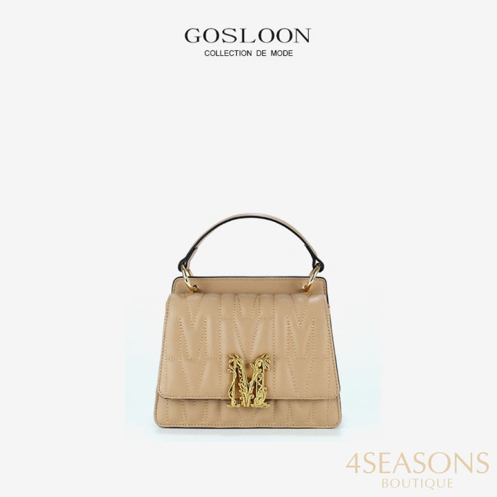 Gosloon Women'S Bag Luxury Designer Handbag New Saddle Genuine Leather Famous Brand One Shoulder
