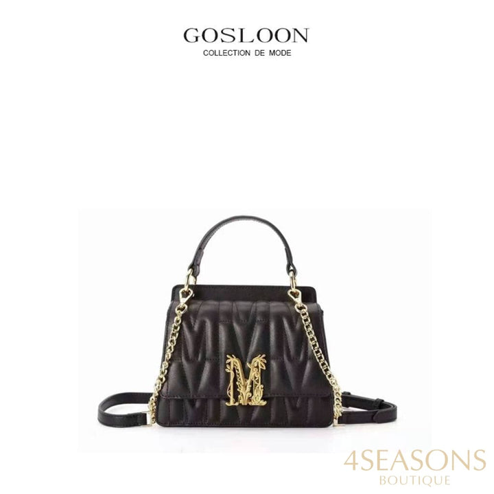 Gosloon Women'S Bag Luxury Designer Handbag New Saddle Genuine Leather Famous Brand One Shoulder