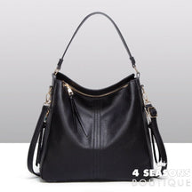 Bolsa De Couro Luxury Preto
