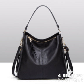 Bolsa De Couro Luxury Preto