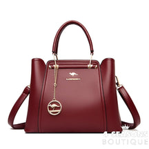 Women Soft Leather Handbags Luxury Designer 3 Layers Shoulder Crossbody Bags Ladies Large Capacity
