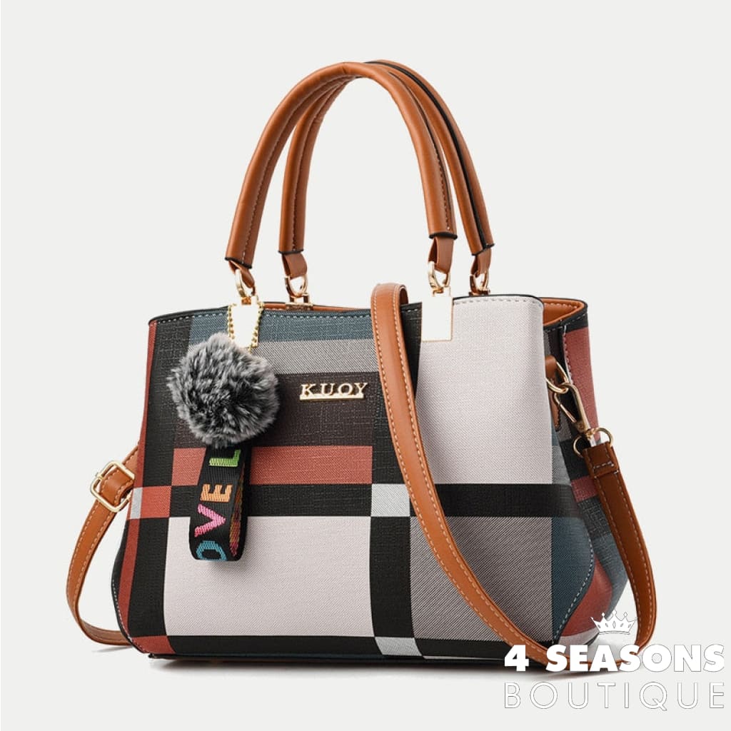 Luxury Vintage Shoulder Bags For Women Multi-Pocket Pu Leather Crossbody Bag Messenger Handbag Totes