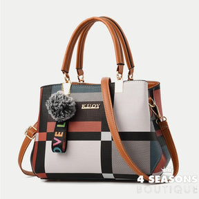 Luxury Vintage Shoulder Bags For Women Multi-Pocket Pu Leather Crossbody Bag Messenger Handbag Totes