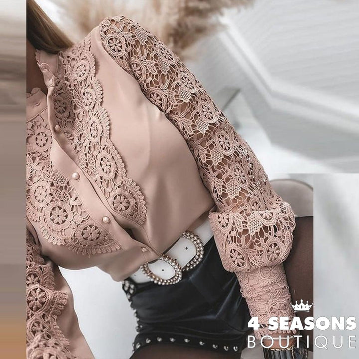 Camisa bordada Ayla - 4 Seasons Boutique