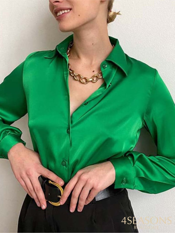 Camisa cetim Consuelo