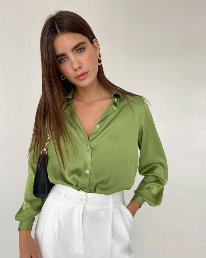 Camisa cetim Consuelo