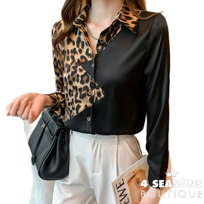 Camisa Chiffon Eloísa Duo Color / P