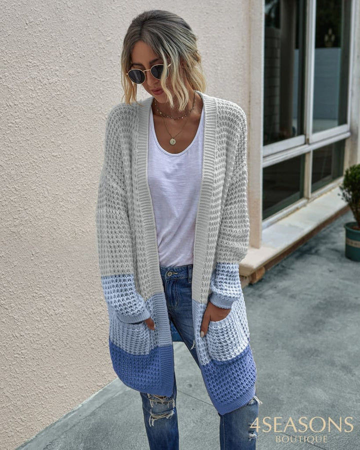 Cardigan Village Gelo Listrado / P