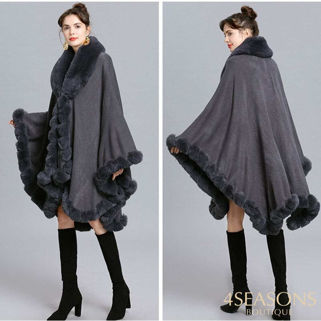 Casaco Elegancy Cinza Escuro / Tamanho Único