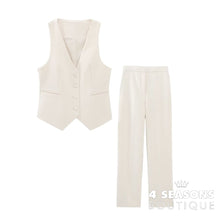 Conjunto 3 Peças Parisiense (Colete+Calça+Blazer) 2-Piece Set / Xs