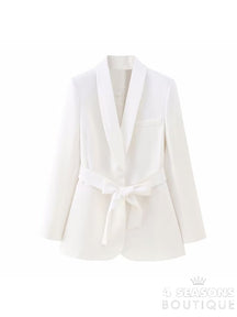 Conjunto Alfaiataria Téssya White-Blazer / Xs China