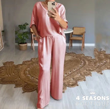 Wefads Two Piece Set Women Summer Casual Chic Printed V Neck Sleeveless Suspender Backless Lace Up