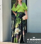Wefads Women 2025 Newest 2 Piece Set Casual Solid V Neck Short Sleeve Nipped Waist Pullover Top