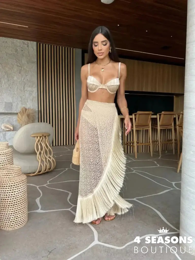 Conjunto Biquíni Com Saída Eleonora (3 Pçs)