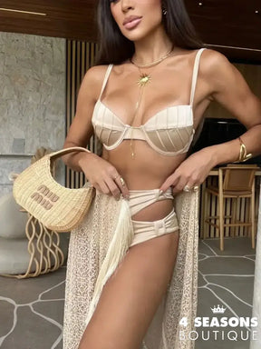 Conjunto Biquíni Com Saída Eleonora (3 Pçs)