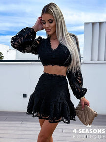 Conjunto Brandon Preto / P
