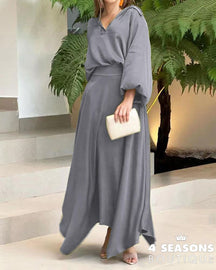 Conjunto Dalila Cinza / P