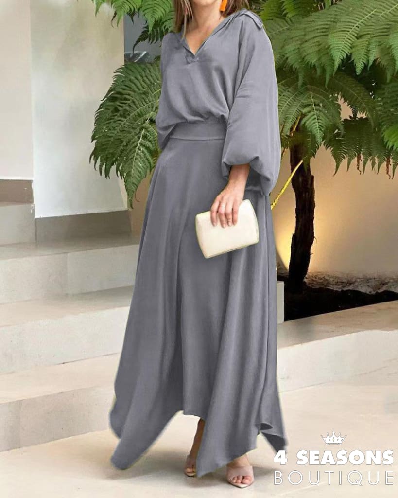 Conjunto Dalila Cinza / P