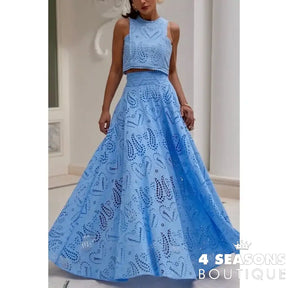 Conjunto De Laise Briana Azul / P