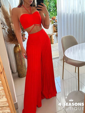 Conjunto Demy Vermelho / P