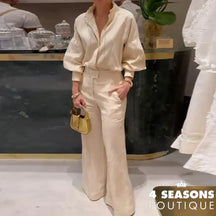 Conjunto Estela Creme / P