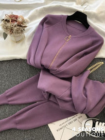 Conjunto Moletinho 3 Peças Paris Roxo / P