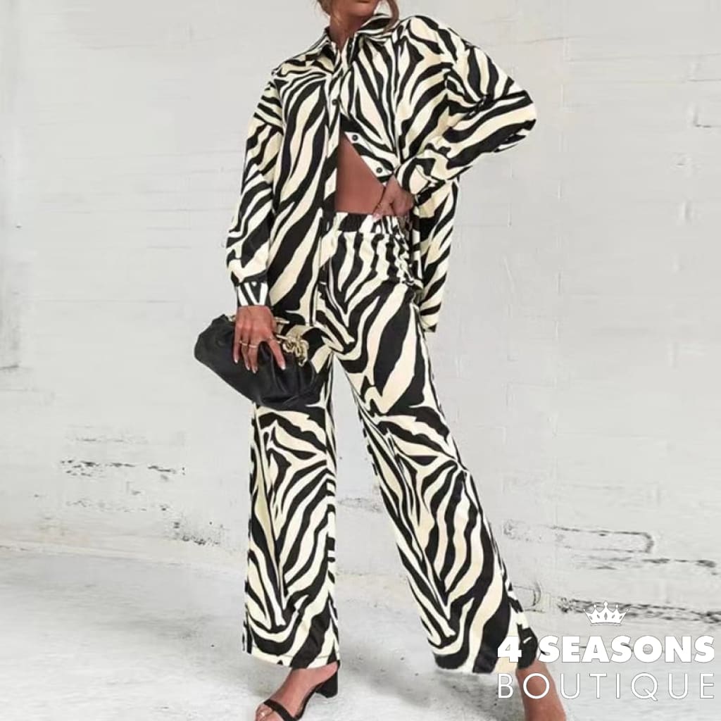 Women&#39;s Clothing Rompers Lapel Buttons Sexy Cardigan Shirt Long Sleeve Casual Loose Wide Legs