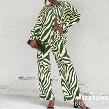 Women&#39;s Clothing Rompers Lapel Buttons Sexy Cardigan Shirt Long Sleeve Casual Loose Wide Legs