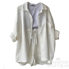 Conjunto Rihanna White / S