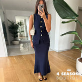 Conjunto Sicília Azul Marinho / P