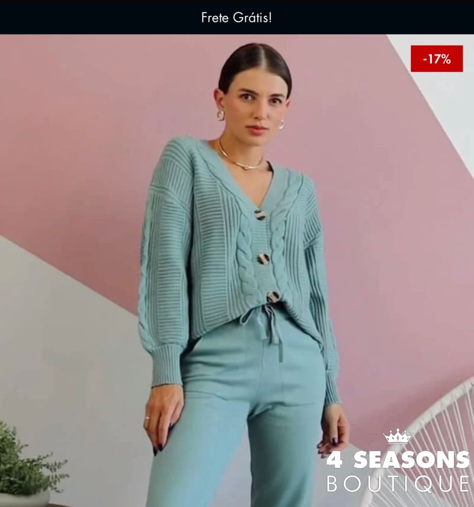 Conjunto Tricô Tânia