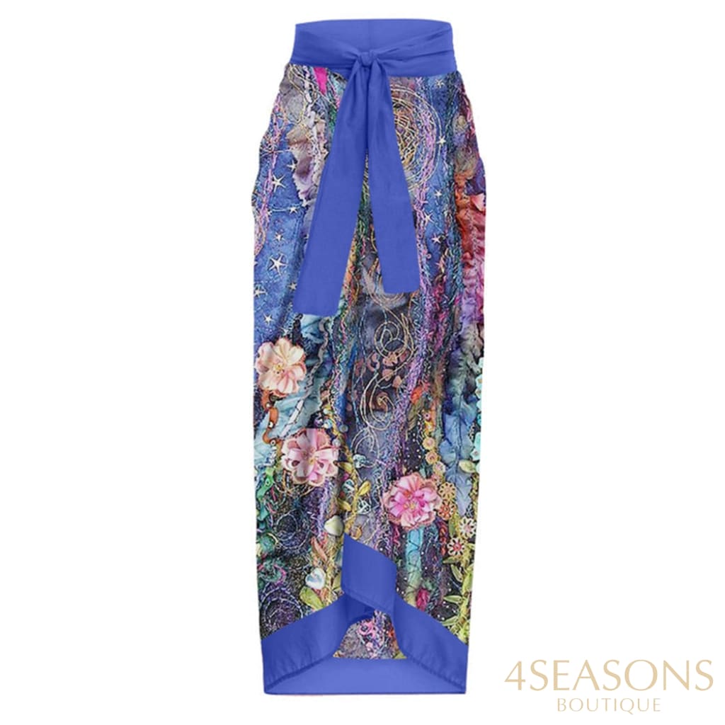 Fashion Floral Print One-Piece Swimsuit Set Summer Swiming Suit 2022 Luxury Shorts Bourkini Swimwear