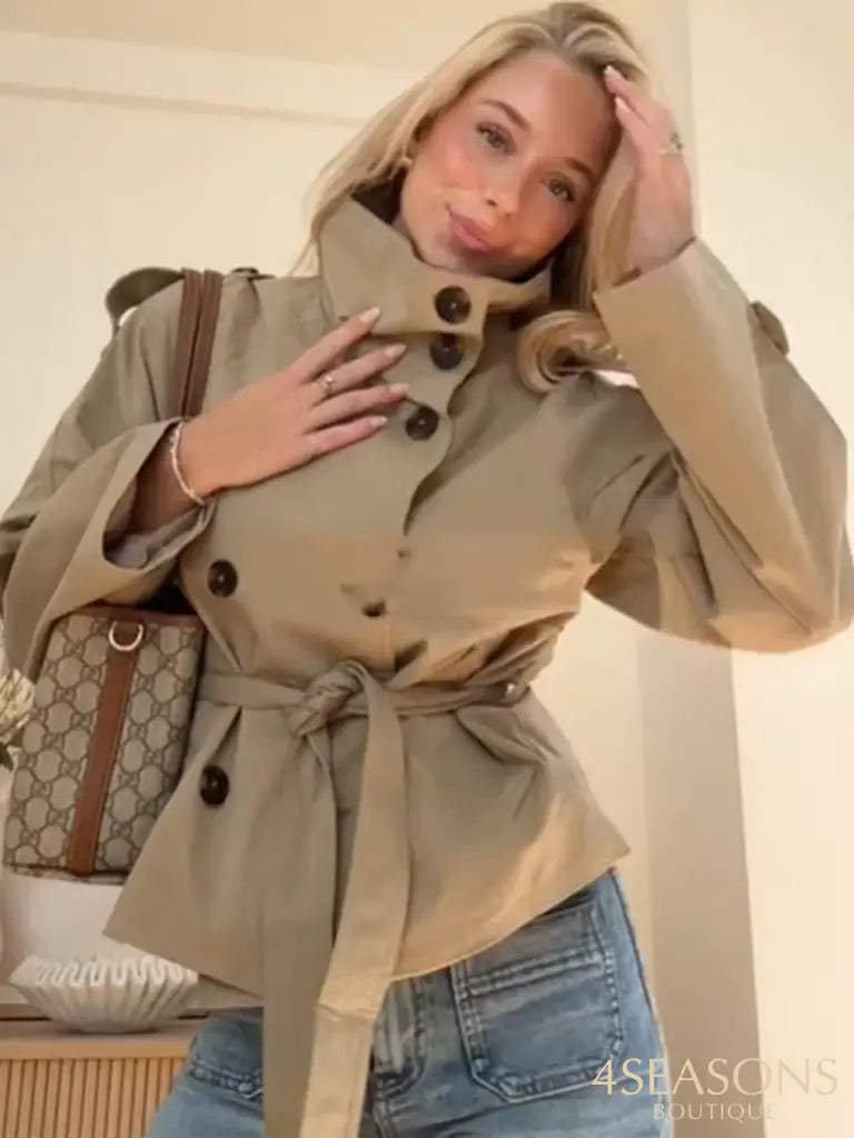 Genevieve Windbreaker Coat