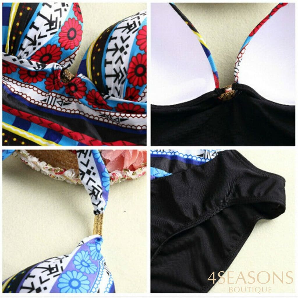 Hot Women Girl Lady Swimwear One-Piece Costume Bandage Backless Padded Swimsuit Monokini Beach