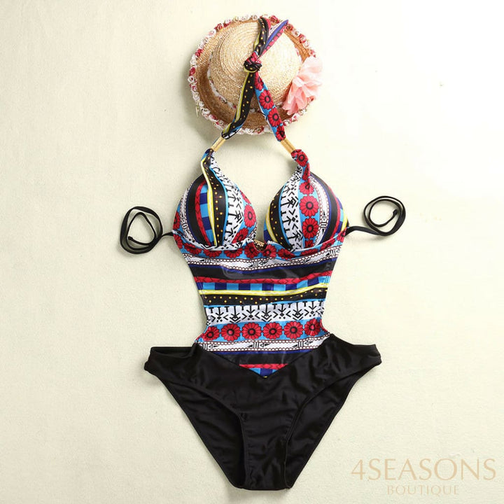 Hot Women Girl Lady Swimwear One-Piece Costume Bandage Backless Padded Swimsuit Monokini Beach