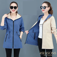 Khaki with Blue