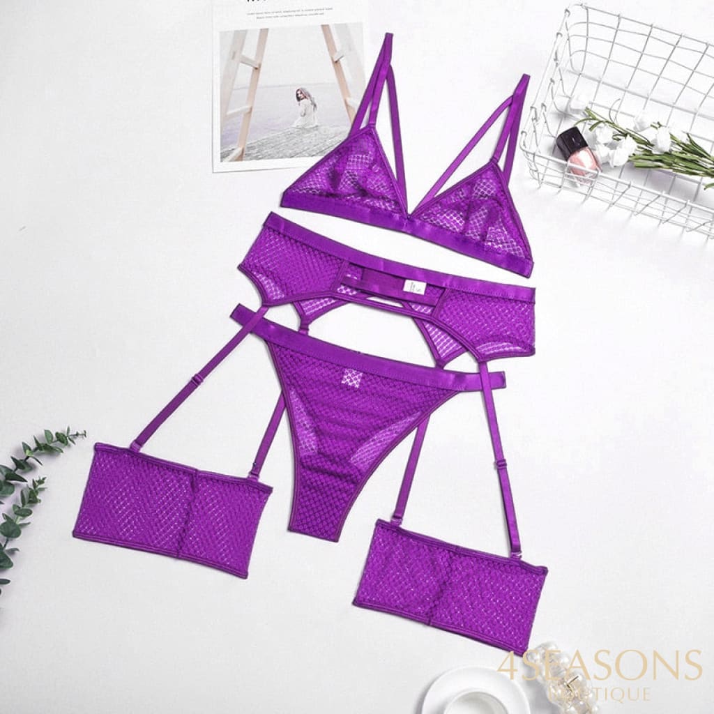 Lingerie Luana Roxo / P 3120601