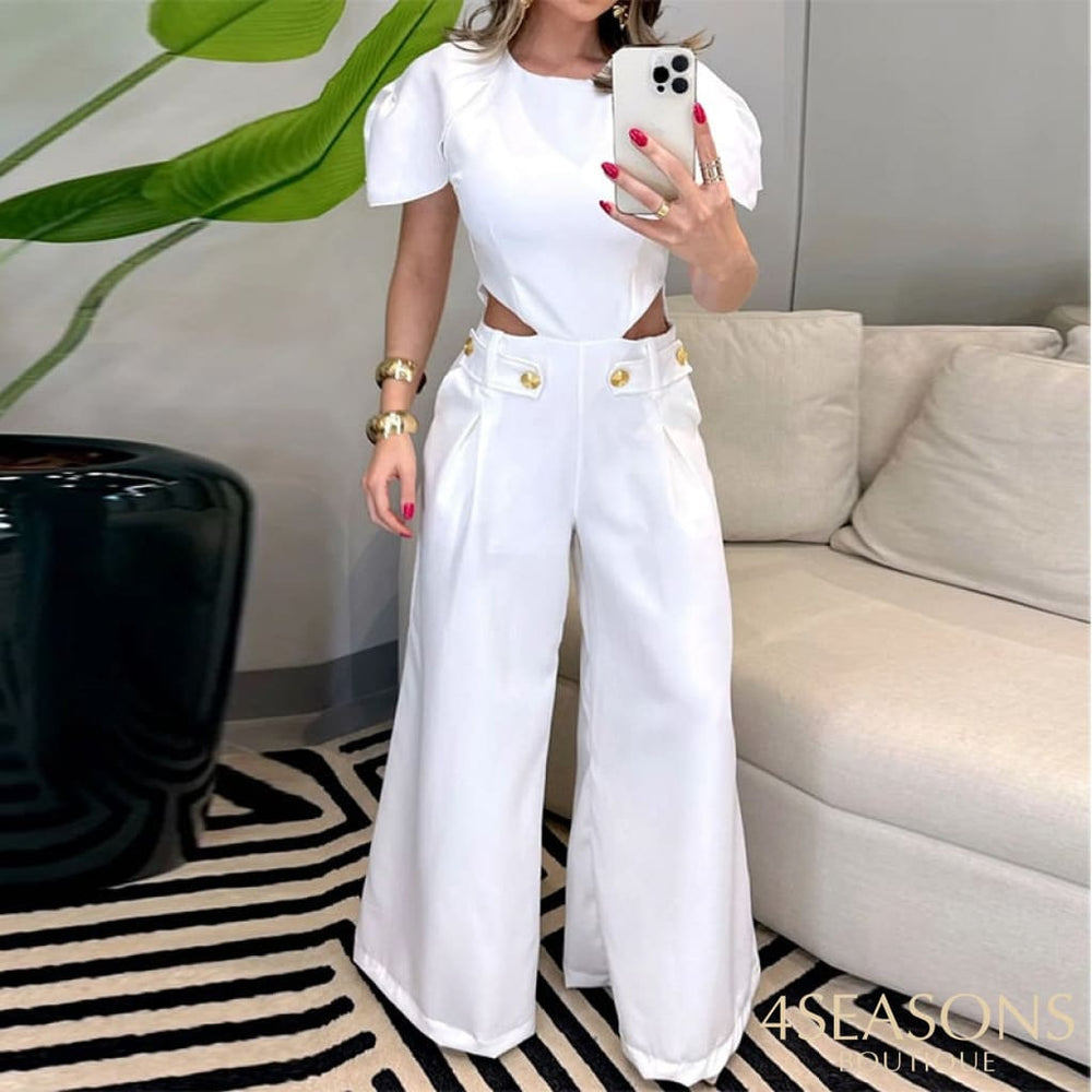 Macacão Antonella Branco / P