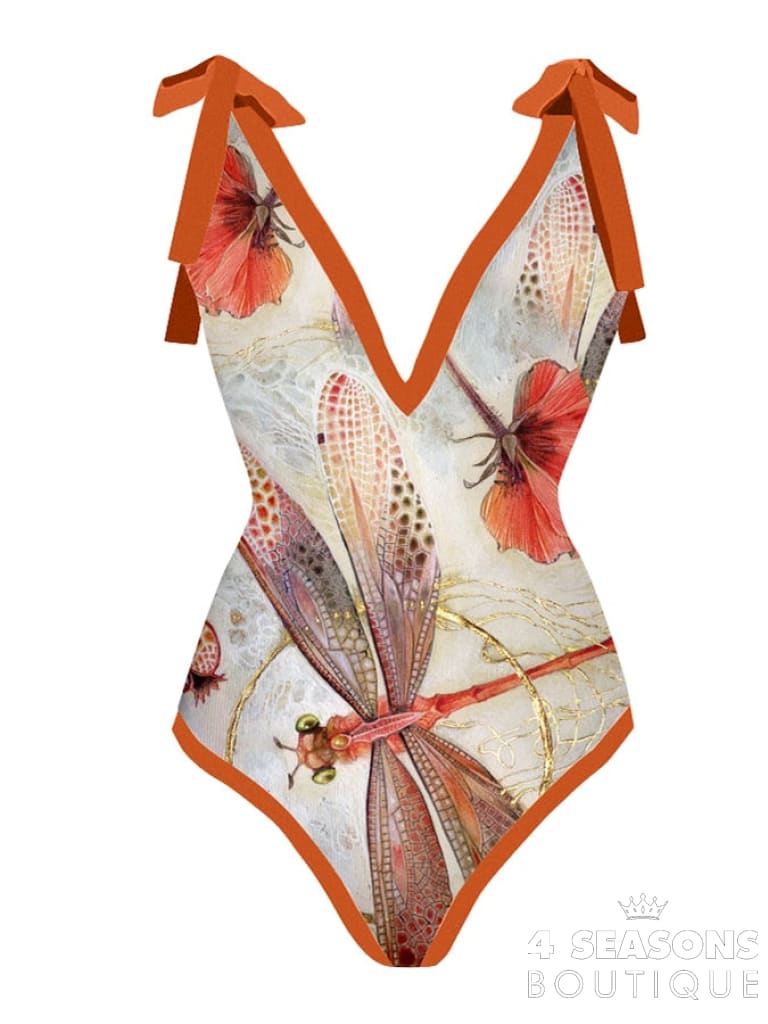 Retro Swimwear 2022 New One-Piece Swimsuits And Beach Cover Ups Women&#39;s Biquini Summer Beachwear
