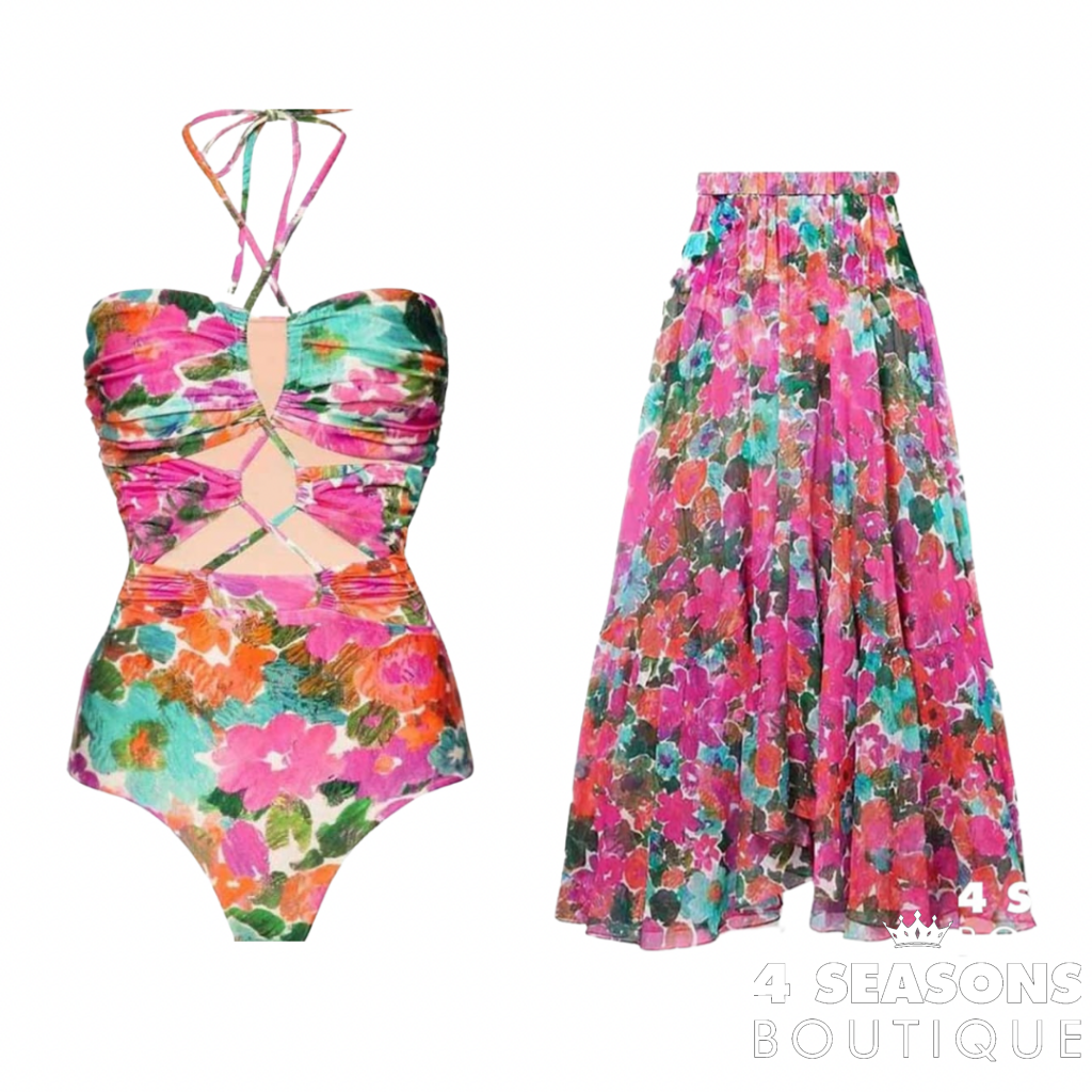 Maiô Josephine + Páreo Grátis Rosa / P