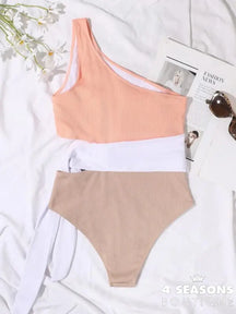 Maiô Lolita Laranja/Cinza / Gg