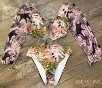 Pink Garden Swimsuit