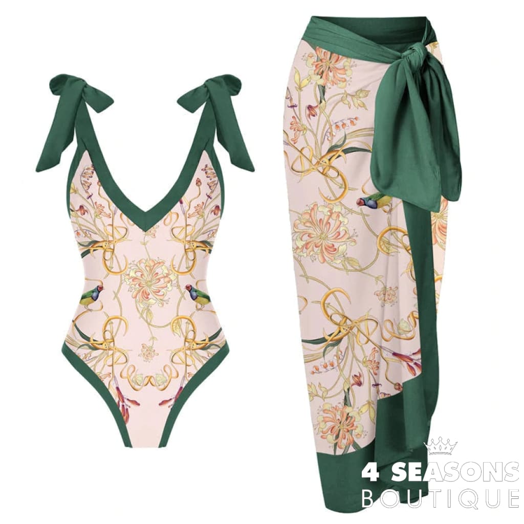 Maiô Zila + Pareô Grátis Verde / P