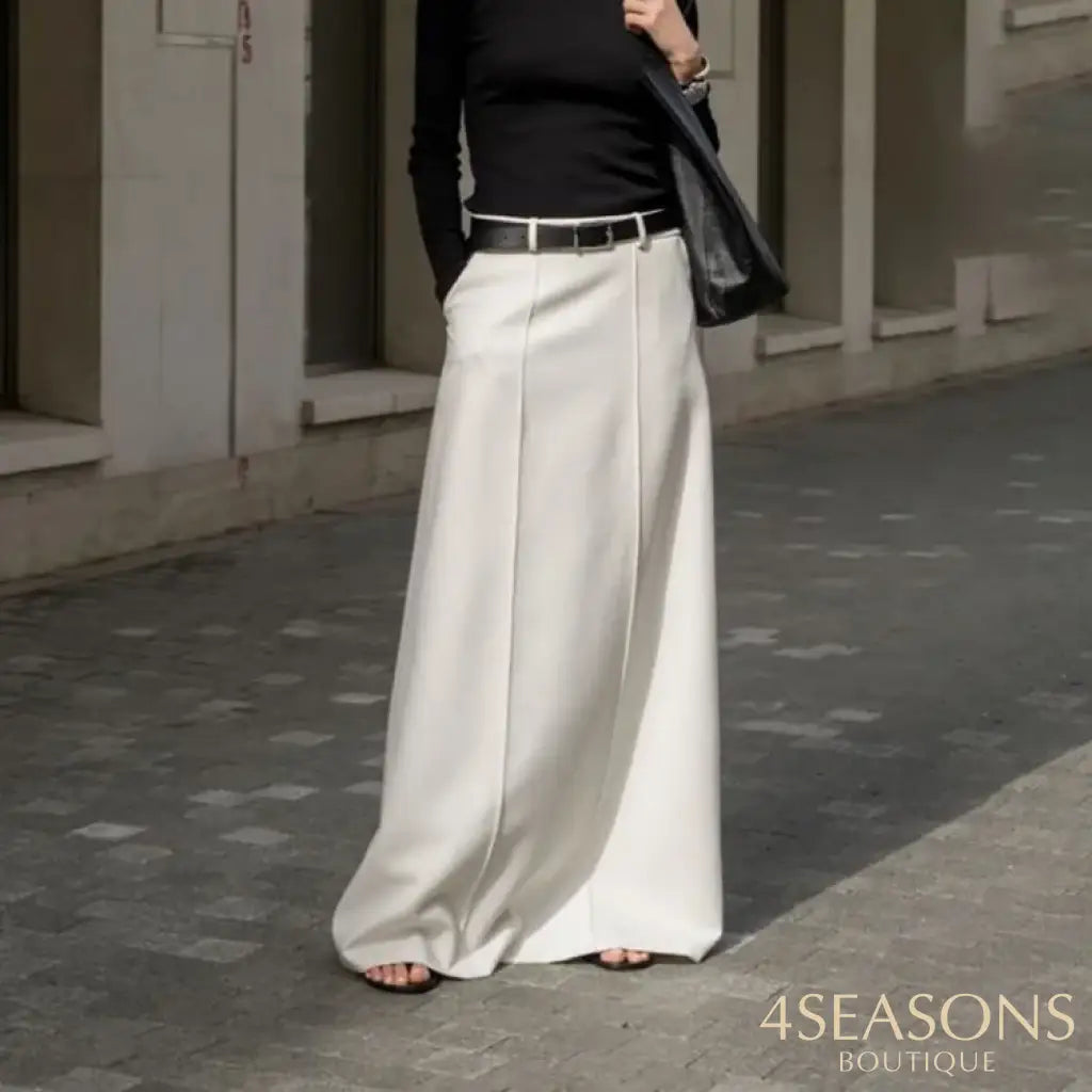 Mandala Skirt WHITE / S