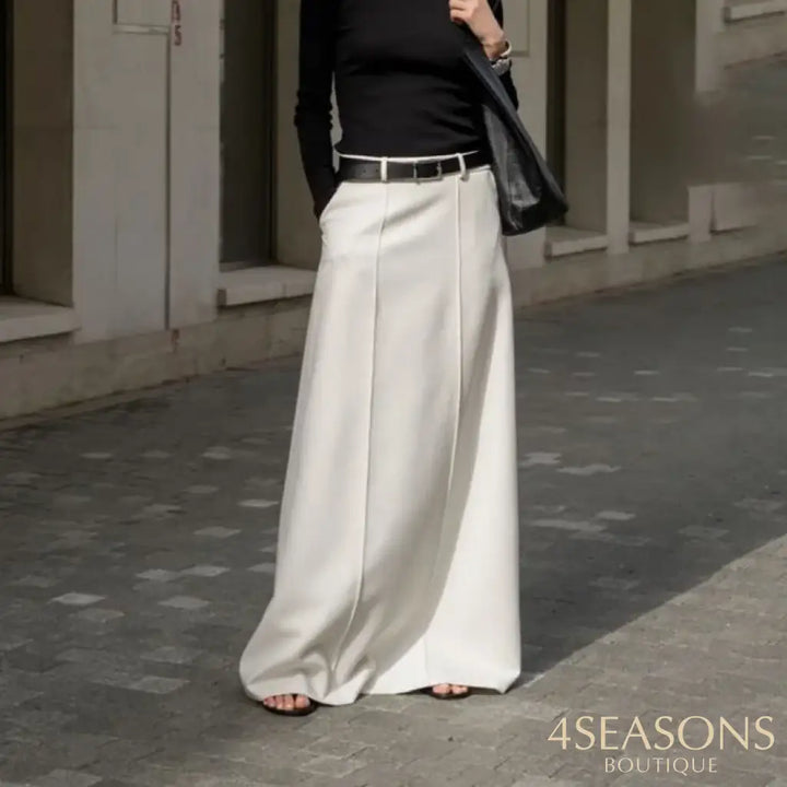 Mandala Skirt WHITE / S