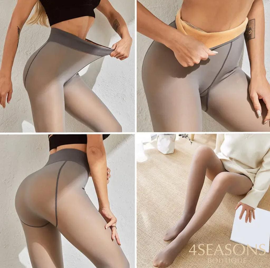 Meia-calça forrada em lã Frozen feminina