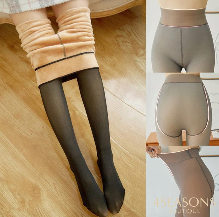 Meia-calça forrada em lã Frozen feminina