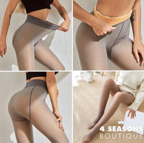 Meia Calça Forrada Em Lã Frozen